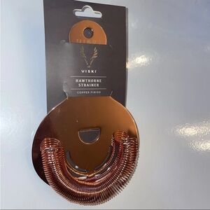 Viski‎ Copper Hawthorne and Bartending Strainer - Copper Bar Cocktail...